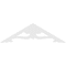 Ekena Millwork Pitch Cornelia Architectural Grade PVC Gable Pediment, 60"W x 17 1/2"H x 1"P (7/12) GPP060X018X100CRN - alternate 4